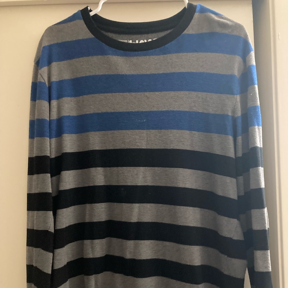 Tony Hawk Blue Striped Sweater.